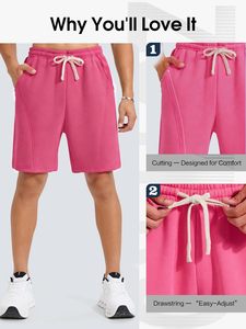Pantalones Cortos de Forro Polar para Hombre, de Corte Holgado, con Bolsillos Laterales, para Marcas de Marca Propia y Atuendos Casuales Diarios - Product Image 3