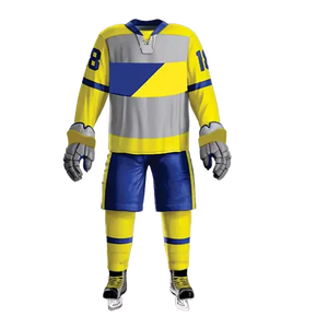 Quick Dry Breathable Printed <b>Ice</b> Hockey Jersey Summer Spring 100% Polyester Anti-Bacterial Custom Team Names Low MOQ New Arrival - Product Image 4