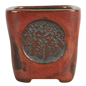 Pot à bonsaï en porcelaine sculptée Okaya Zeshin pour jardin - Product Image 3