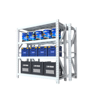 Structure réglable de rayonnage d'entrepôt de Mezzanine plate-forme industrielle de stockage de système à multiniveaux en acier résistant de support - Product Image 2