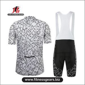 JUST FITNESS GEARS Conjunto de Uniformes de Ciclismo Sublimados sin Mangas de Secado Rápido 100% Spandex/Poliéster de Alta Calidad para Adultos | - Product Image 6