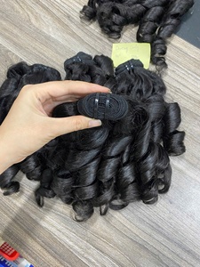 Cheveux bouclés vietnamiens Remy pour tissage, 100g, très lisses, pointes pleines - Product Image 3