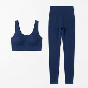 Conjunto Deportivo Sin Costuras de Nuevo Estilo para Mujer, Ropa Cómoda para Yoga, Entrenamiento, Ejercicio y Gimnasio, Tejido Flexible - Product Image 6