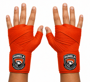 DUMELA INTERNATIONAL Bandages de boxe personnalisés avec logo pour entraînement MMA, respirants, durables, en coton élastique, pour le kickboxing - Product Image 2