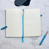 Diario de bolsillo de papel polipiel | Mini cuaderno elegante para notas diarias