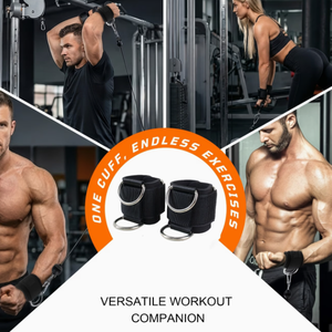 Correas de Muñeca de Neopreno con Anillo en D, Ajustables, Soporte de Entrenamiento para Gimnasio y Ejercicios, Correas de Muñeca Profesionales de Neopreno con Anillo en D - Product Image 6