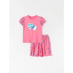 Conjunto de Ropa Coreana OZKIZ para Niñas de 2 a 7 Años, Diseño de Puntos, Moda de Verano, Venta al Por Mayor - Product Image 1