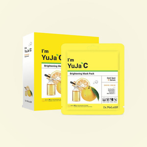 Produits de soin coréens Dr Meloso I m Yuzu C Masque éclaircissant 25ml 10 feuilles Fabriqué en Corée Vitamine - Product Image 1
