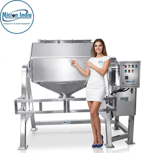 Micron India Stainless Steel Octagonal Blender Chemicals Food Powder Granule <b>Mixing</b> 500L Capacity 440V 5kW Automatic Motor - Product Image 4