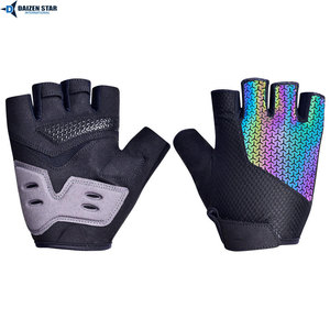 Custom Cycling Gloves Half <b>Finger</b> Anti Slip Fitness Gym <b>Bike</b> Gloves - Product Image 2