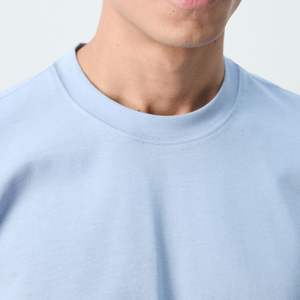 T-shirts décontractés surdimensionnés pour hommes 100 % coton, personnalisables avec logo, fabricant OEM/ODM, teinture unie, haute qualité - Product Image 2
