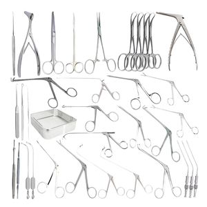 ชุดเครื่องมือผ่าตัดจมูกแบบแมนนวล คุณภาพพรีเมียม ทำจากสแตนเลสเกรดทางการแพทย์ สำหรับศัลยกรรมหู คอ จมูก พร้อมกล่องเก็บ - Product Image 5