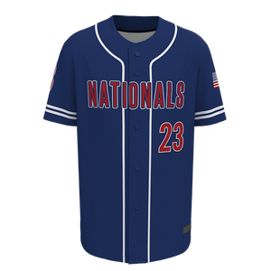Maillot de baseball personnalisé haut de gamme à séchage rapide, manches courtes, boutonné, respirant, uniforme d'équipe, chemise de sport par sublimation, OEM - Product Image 1
