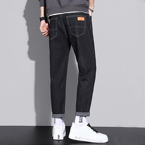 Nouvelle Collection Printemps/Automne 2025 – Jean Droit Ample Tendance Style Coréen pour Homme – Pantalon de Marque Jeune et Branché - Product Image 3