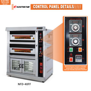 Horno Eléctrico Comercial Southstar para Panadería, Pasteles, Pizza y Galletas, con <span class=keywords><strong>8</strong></span> Bandejas y Función <span class=keywords><strong>de</strong></span> Fermentación - Product Image 2