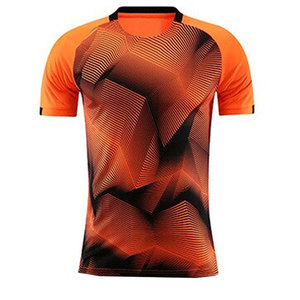 Camiseta Deportiva de Fútbol de Secado Rápido Personalizable con Logotipo Frontal Impreso por Transferencia Térmica, Nombre del Equipo, Cuello en V, Manga Corta, Unisex, 100% Poliéster - Product Image 1