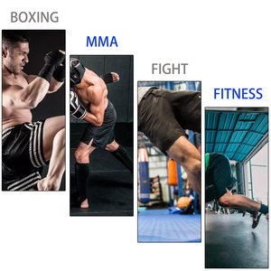 Shorts MMA personnalisés unisexes en gros, shorts de grappling par sublimation, arts martiaux, polyester extensible dans quatre directions, usine OEM - Product Image 2