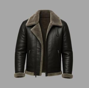 TOPSHOW 2026 Blouson Moto Homme en Daim de Qualité, Décontracté, Printemps, Réversible, Teint en Pièce, à Capuche, Imperméable et Respirant, Haute Performance - Product Image 1