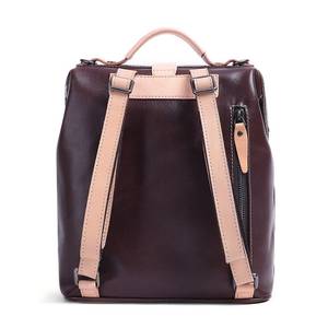 Masterpiece Vintage Leather <b>Backpack</b> <b>Waterproof</b> Anti-Theft Laptop Rucksack Genuine Leather Unit LBP-0398 - Product Image 4