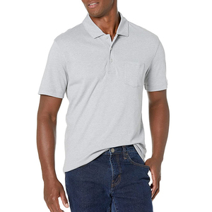Chemises OEM pour hommes – Design classique, coupe moderne, logo personnalisé positionné à l'avant, 100 % coton, jersey anti-plis 240g, manches courtes - Product Image 1