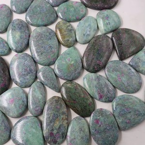 Rubí Natural en Fuchsite, Gema Suelta en Cabujón, Venta al por Mayor de Gemas Sueltas Naturales de Diferentes Formas para Joyería - Product Image 4