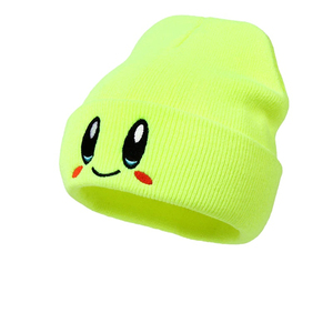 Gorros de Invierno con Lindo Patrón de Ojos Grandes Bordados, Gorro Tejido para Niñas, Gorro Cálido de Lana Estilo Hip-Hop, Gorros Gruesos Tejidos para Mujer - Product Image 4