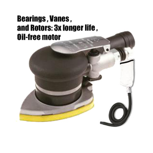Jitterbug Air Sander 10000RPM Self-Generated Vacuum Orbital <b>Pneumatic</b> Finishing Sander OBS-815S - Product Image 1