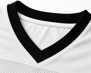 Maillot de football américain unisexe léger 100 % polyester en mesh, numéro personnalisé, uniforme d'équipe surdimensionné, vêtements de sport OEM, streetwear - Product Image 4