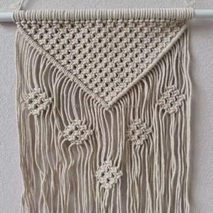 Tapices de Macramé Ligeros, Tejido de Macramé Natural para Decoración del Hogar, Venta al por Mayor, OEM, Ecológico, Listo para Regalo, Vietnam - Product Image 2