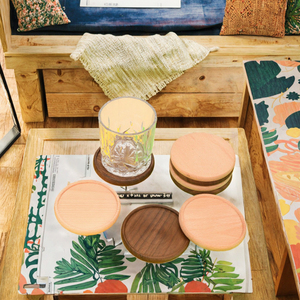 Hot Sale Us High Quality Tea Cup Acacia Wooden mango Wood Custom Shape <b>Drink</b> <b>coaster</b> for Coffee - Product Image 2