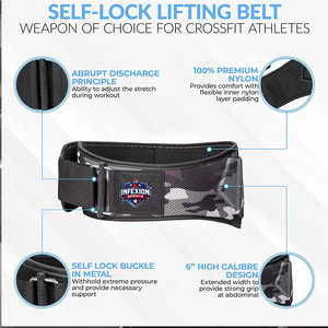 Wholesale Rate Neoprene Weightlifting Belt Gym Fitness <b>Back</b> <b>Support</b> Custom Weightlifting Belt For Unisex - Product Image 5
