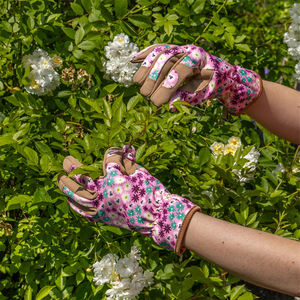 Guantes de jardinería de cuero de búfalo para adultos, resistentes a espinas, ventilados, de alta resistencia, antiestáticos, antideslizantes y duraderos. - Product Image 5
