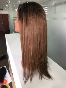 Peluca de cabello vietnamita 130 y 150 de densidad, pelo de encaje Frontal prearrancado, HD, color negro, 100 brasileño - Product Image 6