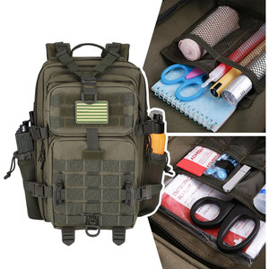 Sac à dos tactique de chasse 20 pouces en nylon imperméable avec cadre externe, fermeture éclair et sangles détachables unisexe - Product Image 3
