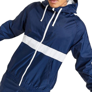 Custom Windbreaker Tracksuit Men Waterproof Polyester Nylon Track <b>Jacket</b> Shorts Set Lightweight Sportswear OEM Tricot Warm Up - Product Image 6