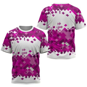 เสื้อกีฬาสำหรับผู้ชายสำหรับการแข่งขันในร่มบนสนามเทนนิส ขนาดผู้ใหญ่ ผ้ากันยับ แห้งเร็ว ระบายอากาศได้ดี พิมพ์ลายดิจิทัล - Product Image 4
