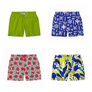 Short de bain mi-taille pour homme High Street, respirant, séchage rapide, imprimé floral par sublimation, short de surf durable et infroissable - Product Image 3