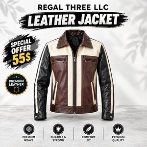 Chaqueta de cuero PU con cremallera para mujer, ropa informal de invierno, cuello vuelto, chaqueta de motociclista de cuero genuino, chaqueta con cremallera de manga larga - Product Image 1