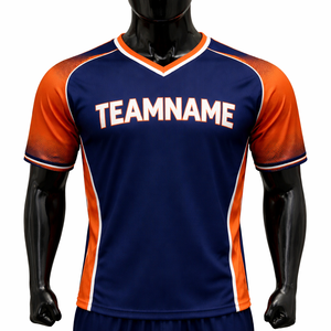 Uniforme de Fútbol Corto Personalizado para Equipos Escolares y Ligas, de Secado Rápido, Transpirable, Ajuste Atlético, 100% Poliéster - Product Image 1