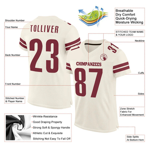New Arrivals Custom Digital Printed Football Jersey Custom Team Name Number Jerseys OEM Custom Buk Supplier - Product Image 2
