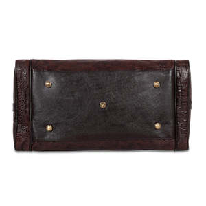 Modern Leather Travel Duffle Bag with <b>Adjustable</b> <b>Strap</b> Large Capacity Zipper Closure Premium Quality Stitching & Custom Branding - Product Image 4