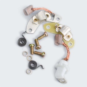 Kit de balais de charbon auto-adhésifs de haute qualité pour Pulsar 180cc (ancien modèle) / Bajaj RE225 Tricycle Tuk Tuk – Pièces de rechange OEM - Product Image 1