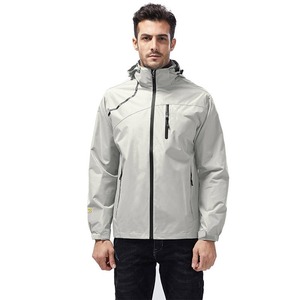 Autumn Windproof Waterproof Windbreaker Jacket Stand Collar Zipper Front Plus Size Sports Class Uniform Color Company Work <b>Coat</b> - Product Image 4