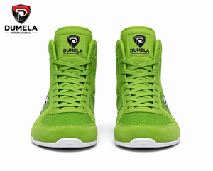 Dumela Green Leather Boxing Sets Customized Color Suede Breathable Eco-Friendly All Seasons Training <b>Shoes</b> - Product Image 1