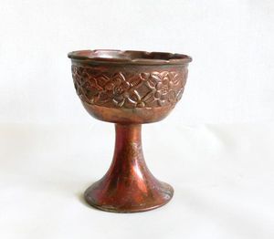 Engraved Wooden Base Candle Bowl For Home Wedding Festive Modern Luxury Dough Candle Container For Tabletop Restaurant & Cafes - Product Image 1