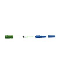 Konektor Perakitan Cepat Damu SC APC FTTH Fast Heat Shrinkable Singlemode Pre-polished Tanpa Poles 60mm untuk Kabel Drop Lapangan