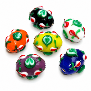Premium <b>Crystal</b> Lampwork Glass Oval <b>Beads</b> 10x13mm 12x15mm for DIY Jewelry Making Necklace <b>Bracelet</b> Earrings Wall Table Decor - Product Image 1