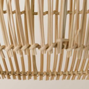Abat-jour suspendu en rotin tissé à la main – Luminaire suspendu en fibre naturelle fait main pour la maison, les cafés, les restaurants et la décoration commerciale - Product Image 5