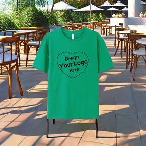 T-shirt ajusté à manches courtes en coton imprimé avec logo pour femme, idéal pour l'été - Product Image 5