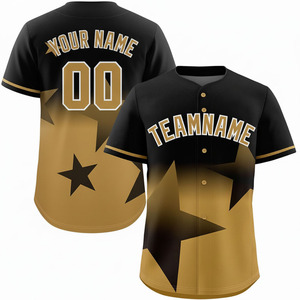 Nuevas Camisetas de Béisbol y Sóftbol con Cuello en V para Jóvenes, Personalizadas para Equipos Deportivos, con Costuras y Botones, Conjuntos de Tallas Grandes - Product Image 6